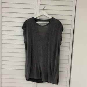 Diesel Beaded Logo Shirt Dress S